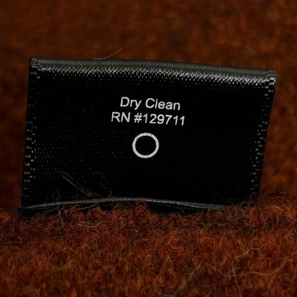 Jenni Kayne Sweater Coat Cardigan Size XS Rust Merino Wool Yak Quiet Luxury - Picture 8 of 9